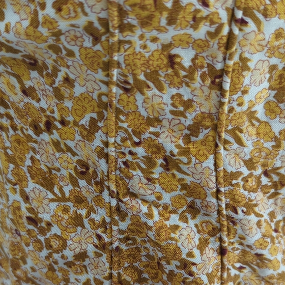 30128 Shona Joy Orion Floral Mini Dress Yellow size 4 bohemian preppy summer - Picture 5 of 8